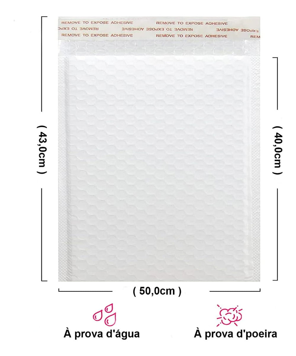 Envelope com Plástico Bolha para Correios 50x40