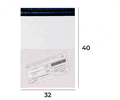 Envelope de Segurança com Bolsa para Nota Fiscal 32x40